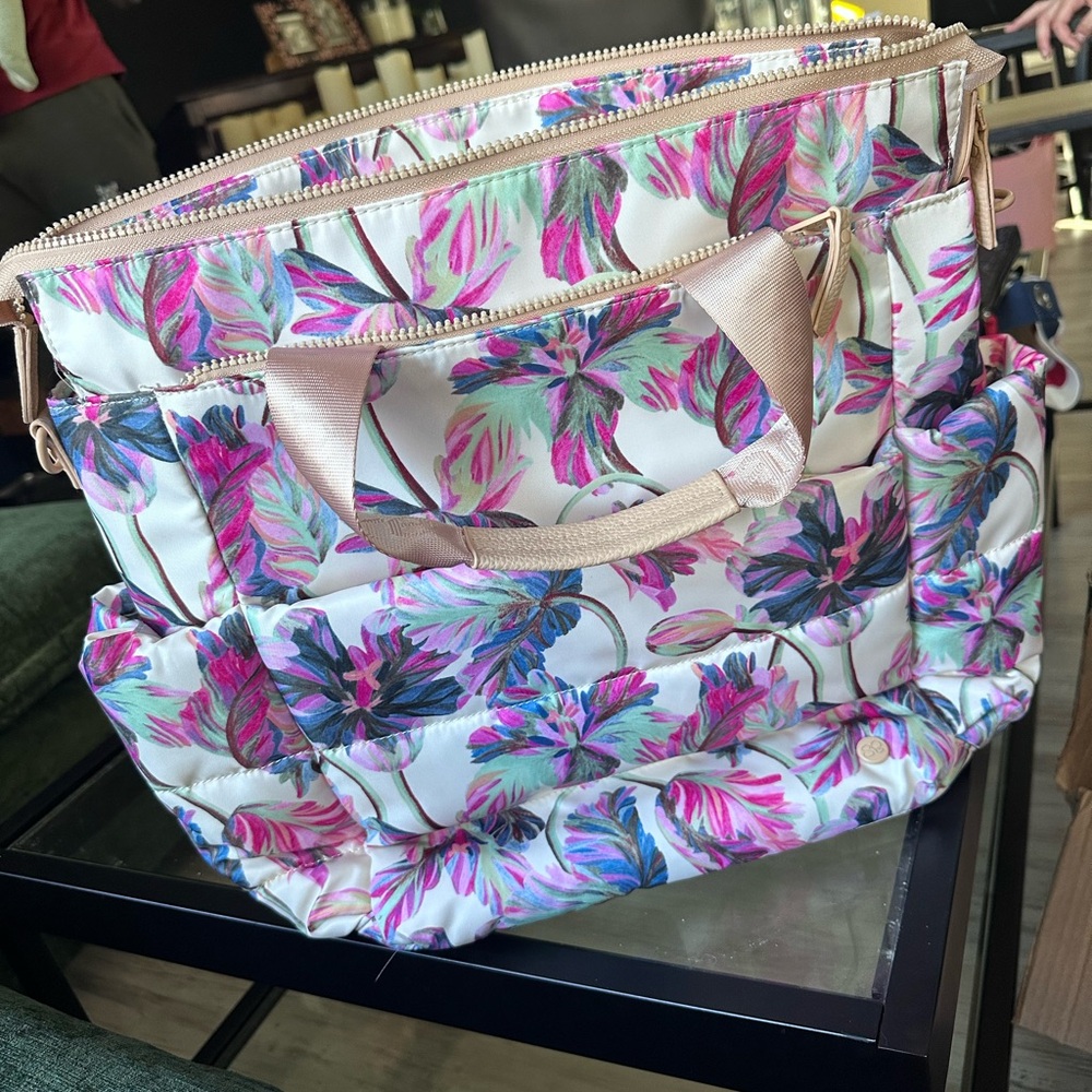 Tropical Floral Women's Baby Bag